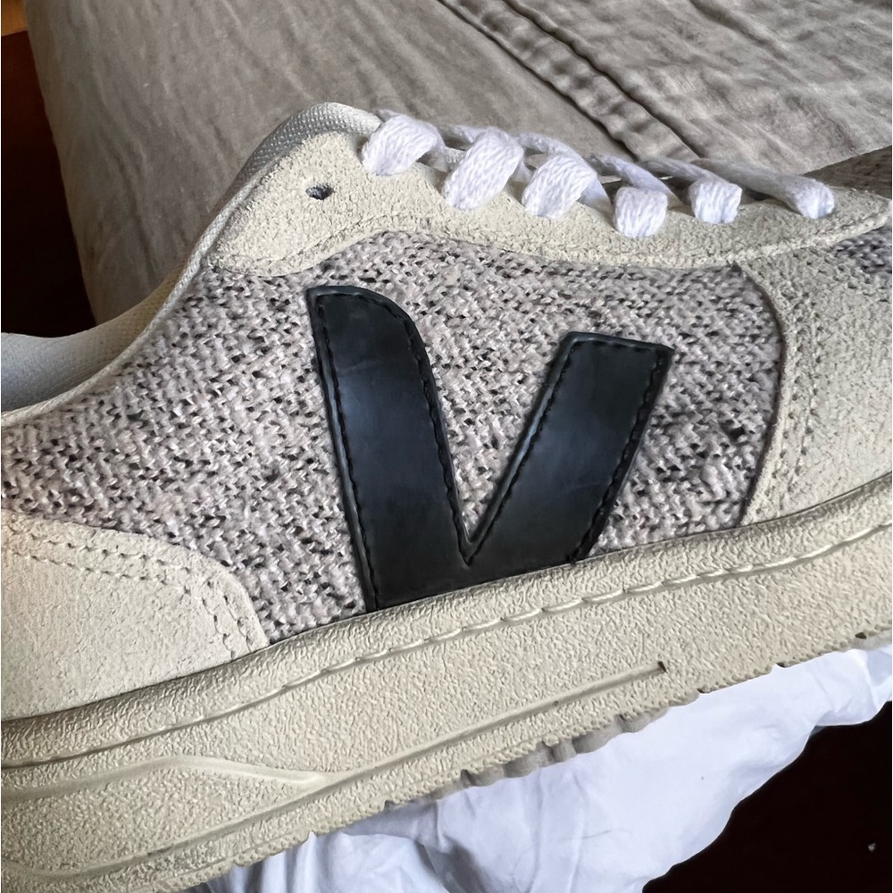 Suede Tweed Leather Veja Sneakers Size 6 Great Pre-owned Condition